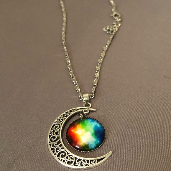 “Unity” Moon Necklace - Picture 2 of 5